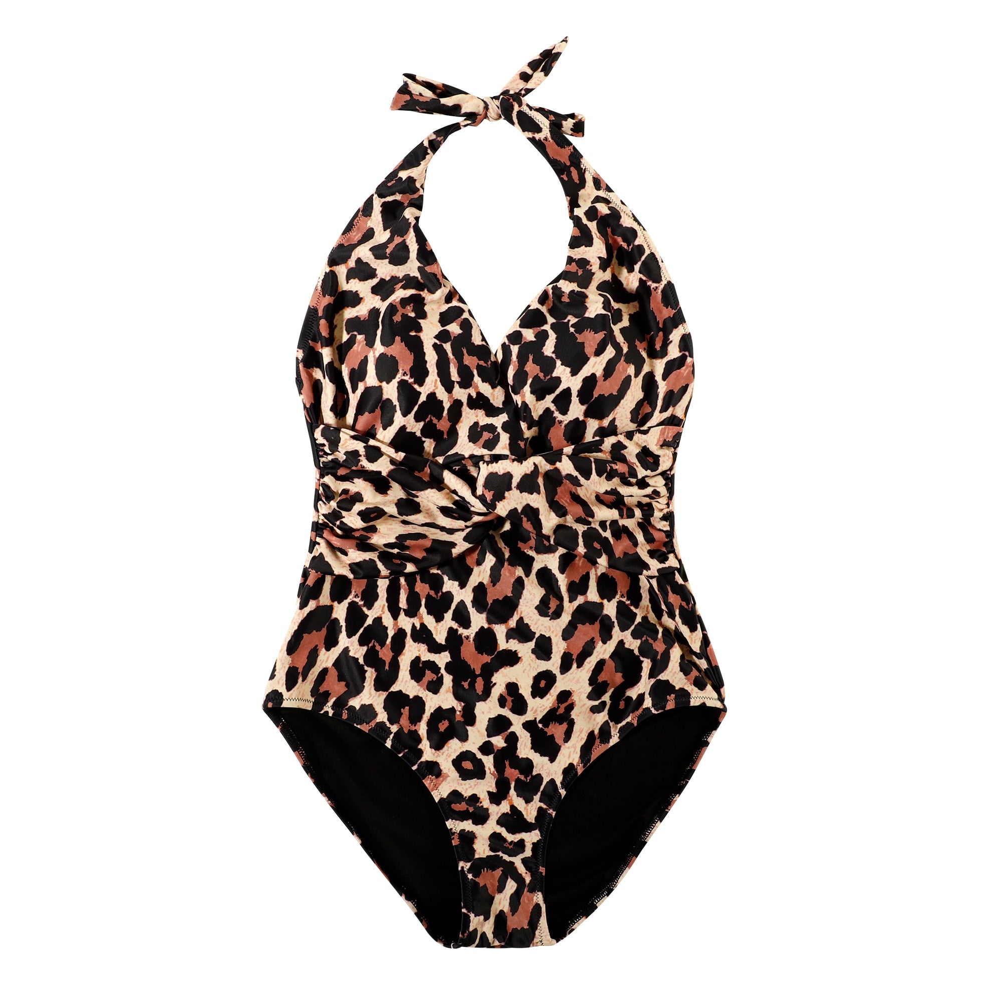 Voguable One Piece Swimsuit Women Solid Bathing Suit Halter Bodysuit Push Up Swimsuit Monokini Beachwear Plus Size Swimwear Tankini 2022 voguable