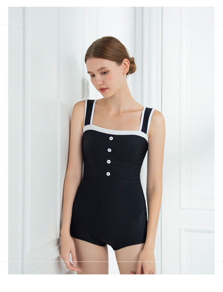 Voguable  Women Swimwear Sexy One Piece High-end Swimsuit Large Size Bathing Suit Lady halterneck Elegant  Swimweaer voguable