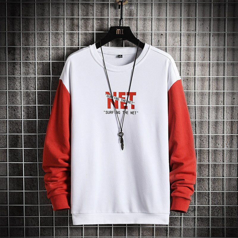 Men Oversized Harajuku Solid Graphic Hoodies 2021 Autumn Pullover Mens Harajuku Sweatshirts Fashions Casual Clothes Streetwear voguable