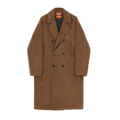 Autumn Winter Medium Length Coat Thickened Fashionable Woolen Coat Korean Loose Casual Double Breasted Clothes 9Y4774 voguable