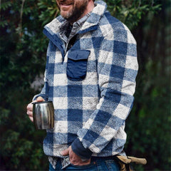 Voguable Winter Sherpa Fleece Sweater Plus Size 3XL Fluffy Pullover Popular Plaid Warm Streetwear Teddy Sweaters voguable