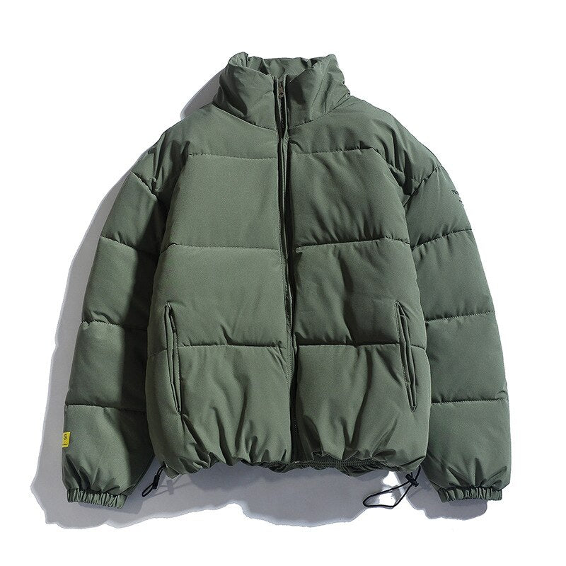 Voguable Outside Bomber Fashion Green Black Jacket Autumn And Winter Thick Fleece Teddy Coat For Mens SportWear Clothes voguable