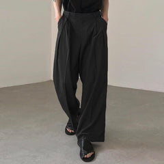 Voguable Men Straight Pants Joggers Streetwear Solid Color Loose Korean Fashion Casual Trousers Men 2022 Pantalones Hombre S-5XL voguable