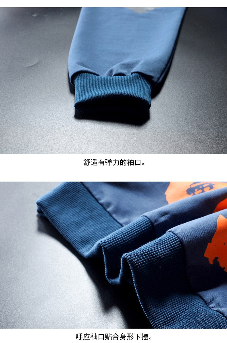 Voguable Classic Design Fashion Brand Men Hoodies 2021 Spring Autumn Hip Hop Loose Casual Men's Sweatshirts Punk Streetwear Clothes voguable