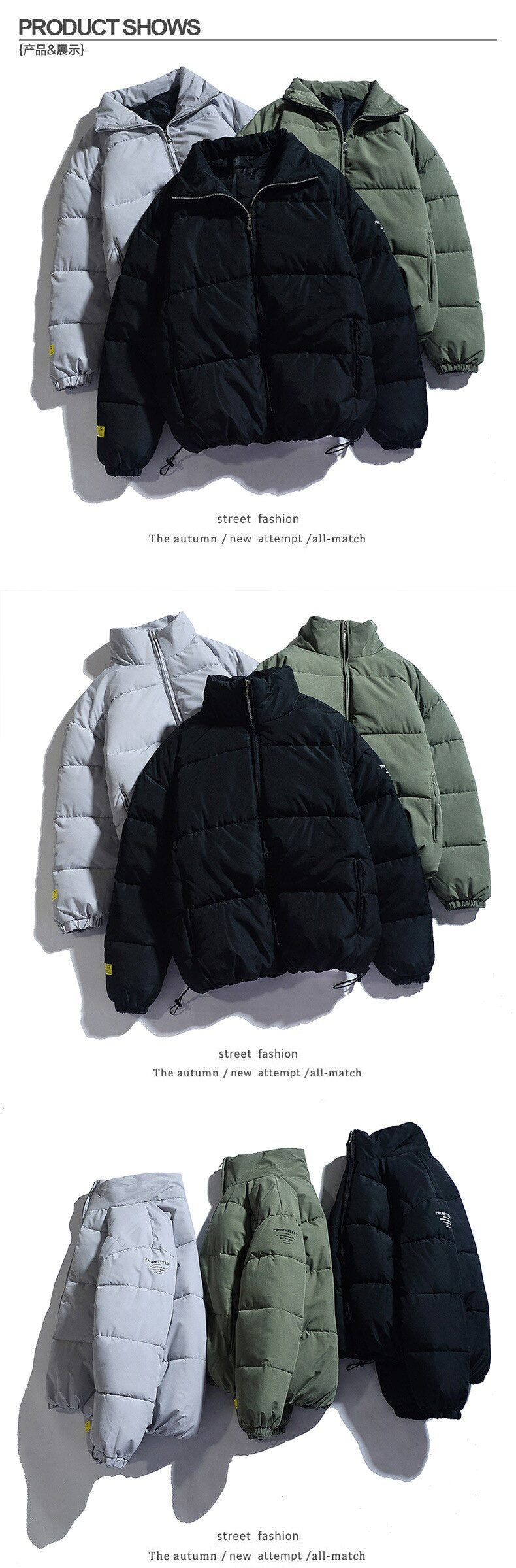 Voguable Outside Bomber Fashion Green Black Jacket Autumn And Winter Thick Fleece Teddy Coat For Mens SportWear Clothes voguable
