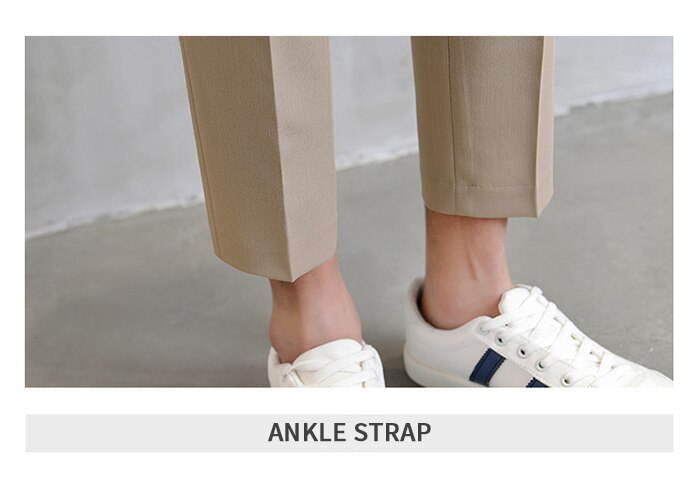 Voguable 2022 New Thin Casual Pants Korea Style Straight Slim Suit Bottoms 3 Colors Classic Fashion Business Leisure Solid Color Trousers voguable