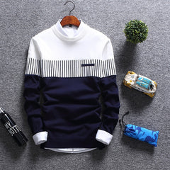 Voguable Sweater Men's Winter Pullover Men 2022 Autumn Slim Fit Striped Knitted Sweaters Mens Brand Clothing Casual pull homme hombre voguable
