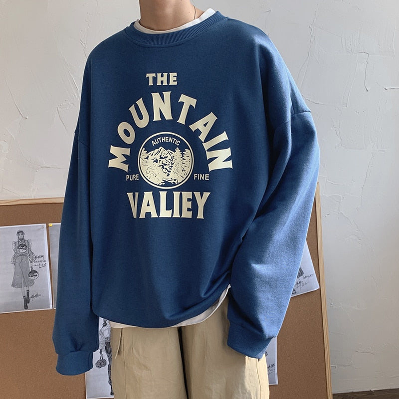 Voguable Spring Men Casual Sweatshirts Harajuku 1997 Printed Men Oversized Hoodies 2021 Korean Man Casual Loose Pullovers voguable