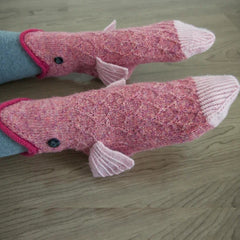 Voguable 1 Pair High-quality Cartoon Animal Shape Socks Cute Design Knit Crocodile Socks Winter Warm Indoor Floor Socks Gifts voguable