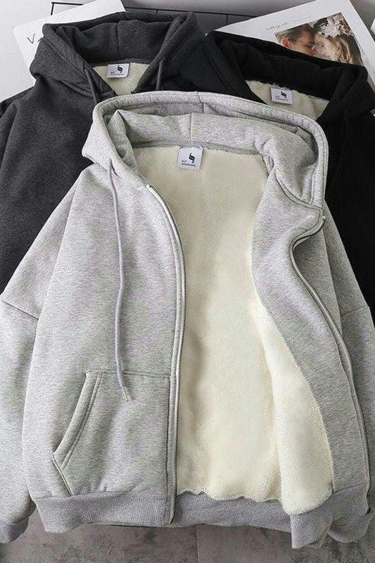 Voguable Zip Hoodie Sweatshirt with Zipper Sweatshirts for Boys Men's Cardigan Male Couple Clothes Korean Streetwear Hip Hop voguable