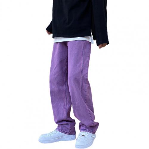 Voguable Men Korean Fashions Purple Jeans Pants Japanese Streetwear Denim Baggy Wide Leg Loose Trousers Plus Size 3XL voguable