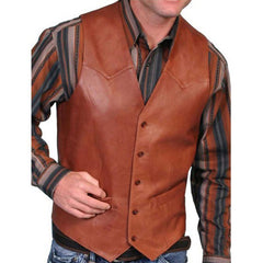 European Style Men's Vest Fashion Retro Casual Solid Color V-neck Single-breasted Western Sleeveless Men Waistcoat Suit Vest voguable