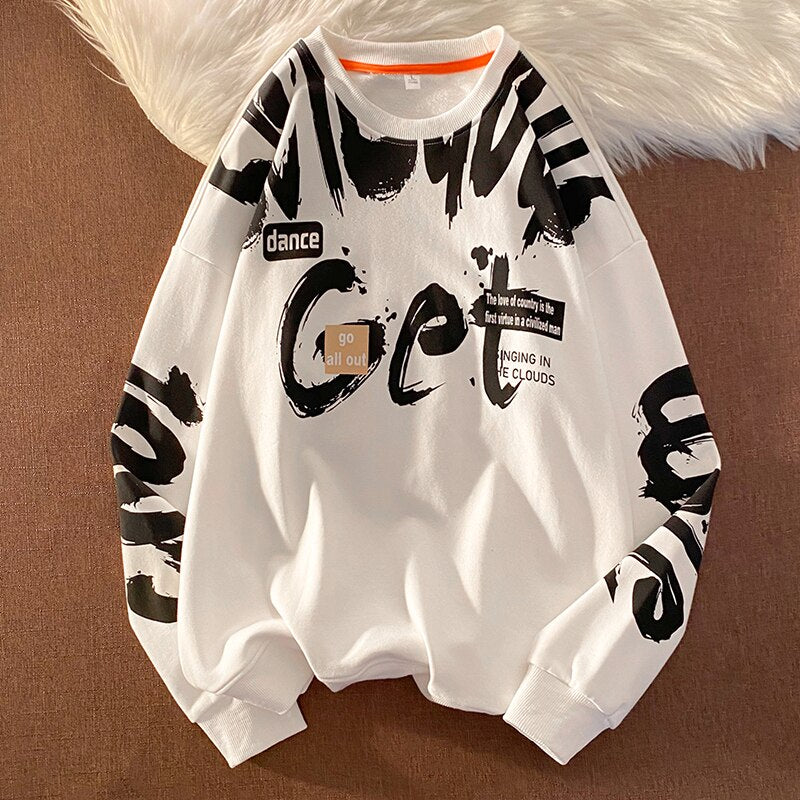 Voguable Classic Design Fashion Brand Men'S Hoodies 2021 Spring Autumn Hip Hop Loose Casual Men's Sweatshirts Punk Streetwear Clothes voguable