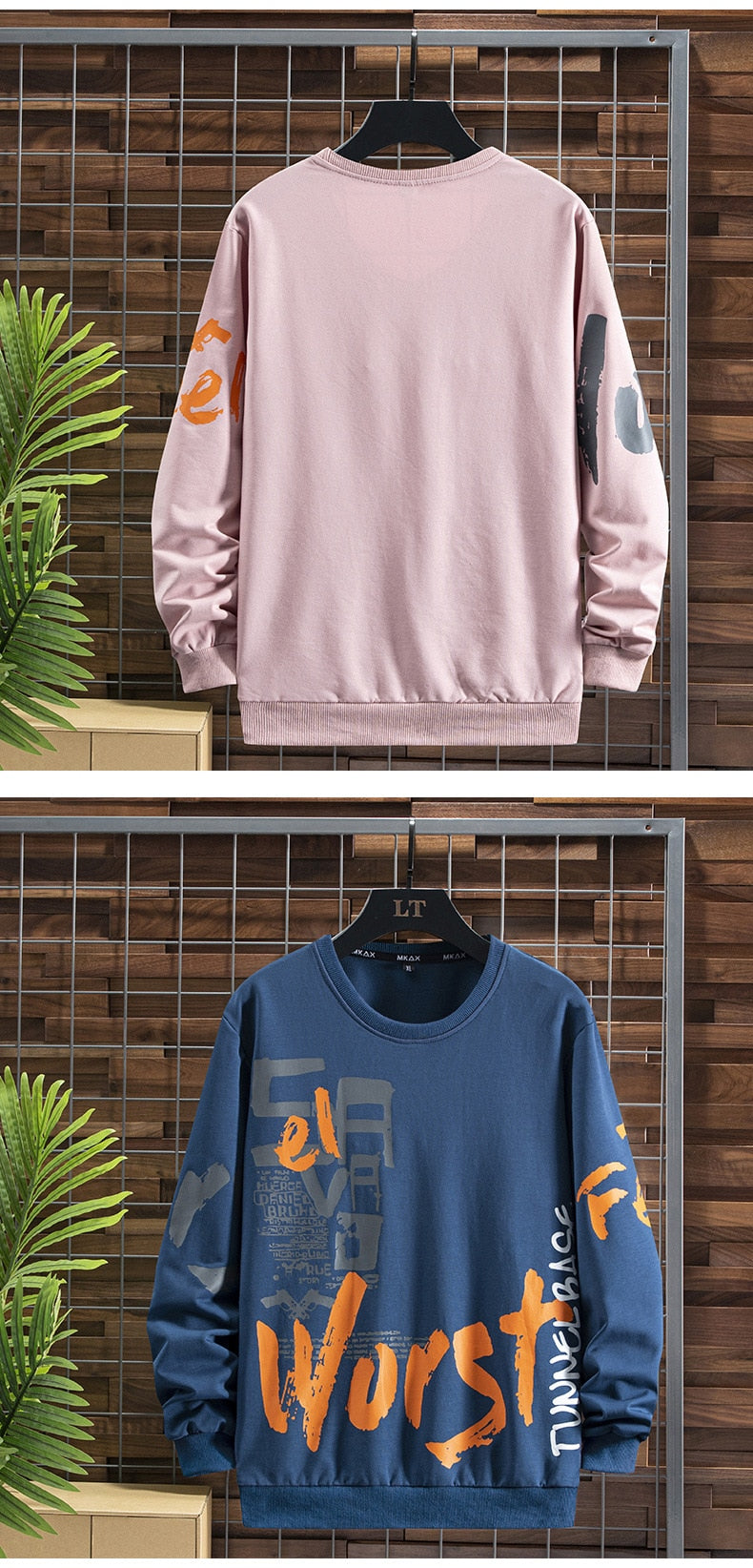Voguable Classic Design Fashion Brand Men Hoodies 2021 Spring Autumn Hip Hop Loose Casual Men's Sweatshirts Punk Streetwear Clothes voguable