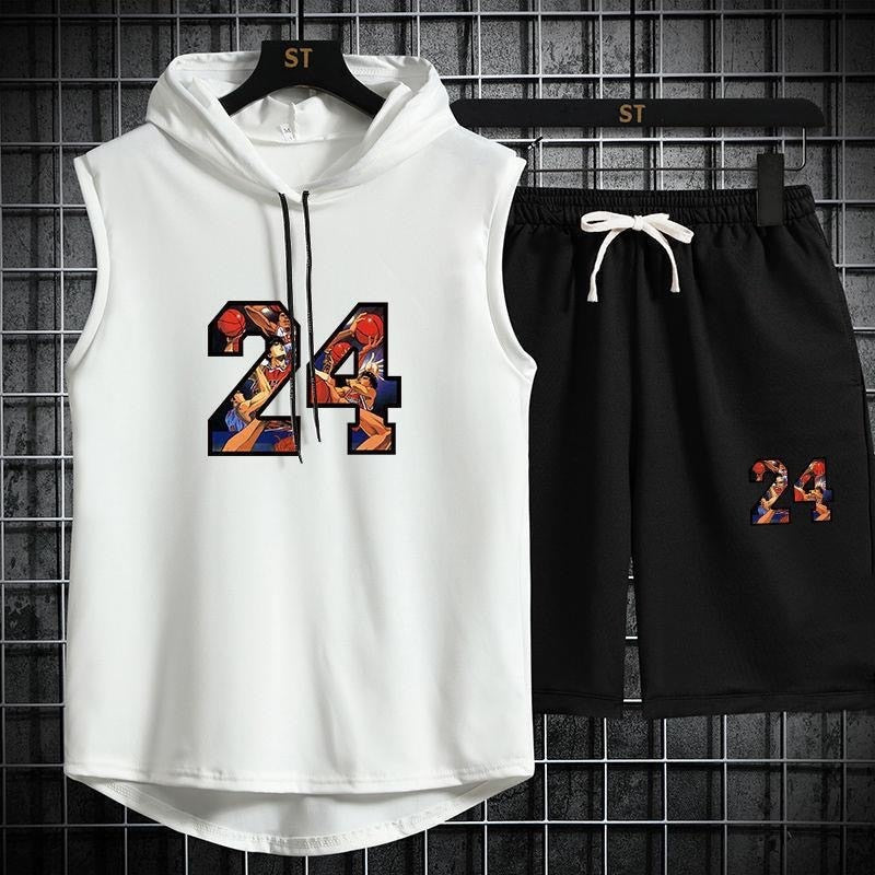 Voguable 2022 Men's track suit summer sportswear two-piece t-shirt shorts brand tracksuit jogging men's sports suit fitness clothes exercise voguable