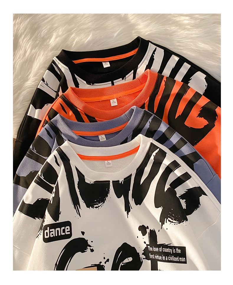 Voguable Classic Design Fashion Brand Men'S Hoodies 2021 Spring Autumn Hip Hop Loose Casual Men's Sweatshirts Punk Streetwear Clothes voguable