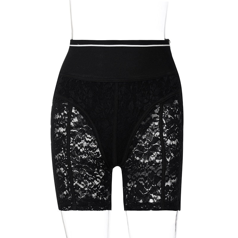 Voguable 2022 High Waist See-Through Zip Up Bodycon Pencil Pants Summer Women Fashion Streetwear Casual Trousers Club Y2K voguable