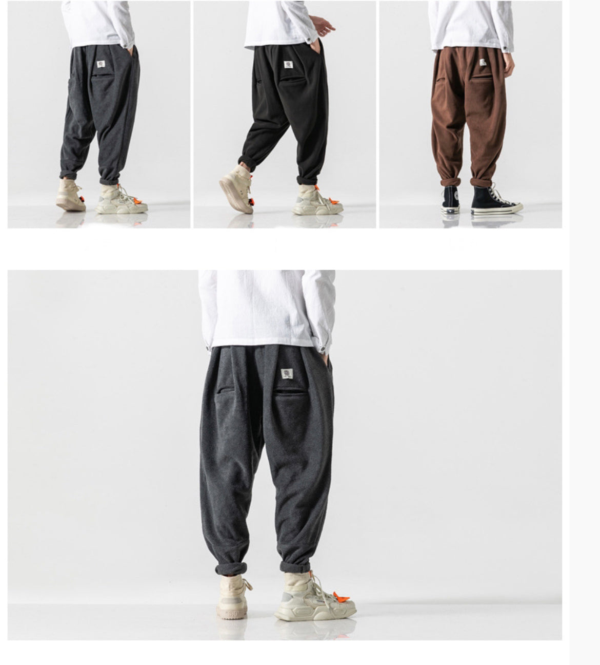 Voguable New Plaid Men's Jogging Sweatpants Winter Men Harem Pants Casual Big Size Harajuku Woman Cargo Pants Streetwear Dropshipping voguable