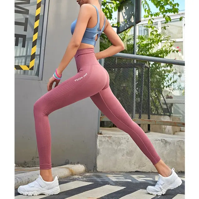 Leggings Women Pants Push-Up Gym Tights Sexy Tummy Control Sport Yoga Pants High Waist Legging Fitness Running Capri Pants 2021 voguable