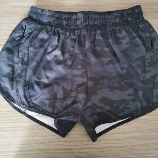 NWT 2021 Women Shorts Loose Side Zipper Pocket Shorts Gym Workout Running Shorts Drawcord Outdoor Short voguable