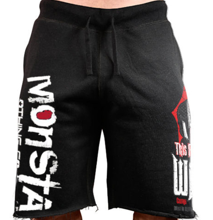 Voguable Men New Cotton Shorts Men's loose Short Trousers Fitness Bodybuilding Jogger Mens Brand durable Sweatpants Fitness Workout Short voguable