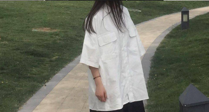 Voguable 20222 Short Sleeve Shirt Women White Turn Down Collar Basic Casual Teen Gril Student Oversize Shirt Women Loose Blouse voguable