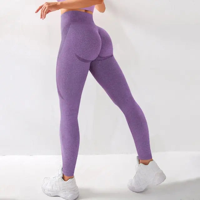 RUUHEE Seamless Legging Yoga Pants Sports Clothing Solid High Waist Full Length Workout Leggings for Fittness Yoga Leggings voguable