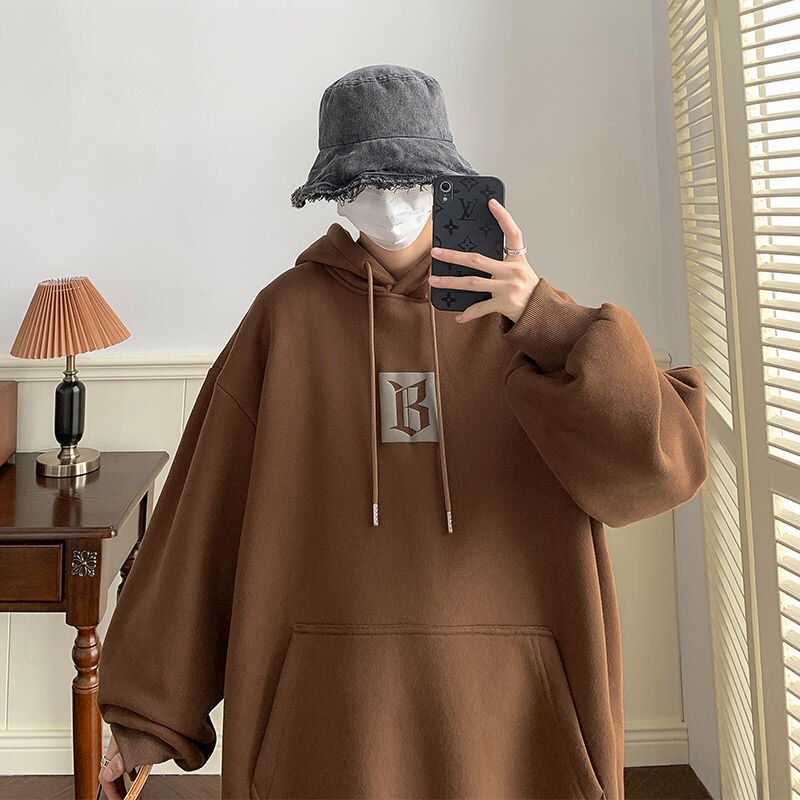 Streetwear Y2K Men Hoodies Letter Printed Oversized Casual Hooded Sweatshirts Autumn Winter Male Fashion Unisex Pullovers voguable