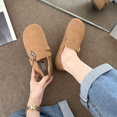 Shoes Women Casual Sneakers Woman-shoes 2022 Roses Slip-on Shallow Lace-Up Basic Flat Solid Winter Flock Round Toe Fabric Leisur voguable