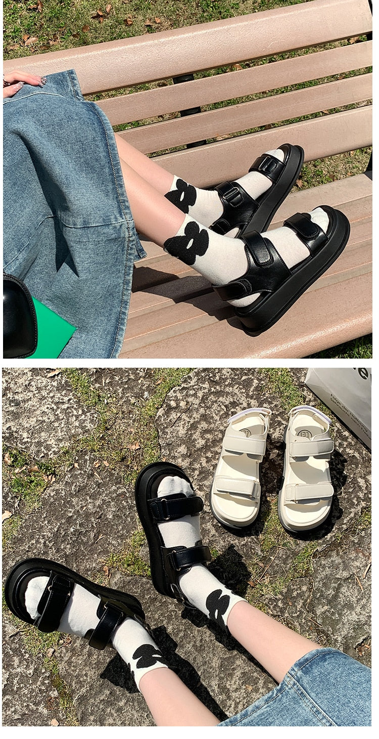 Female Sandal Clogs With Heel Espadrilles Platform Fashion Womens Shoes Girls Thick High Gladiator Luxury Beige Wedge Summe voguable