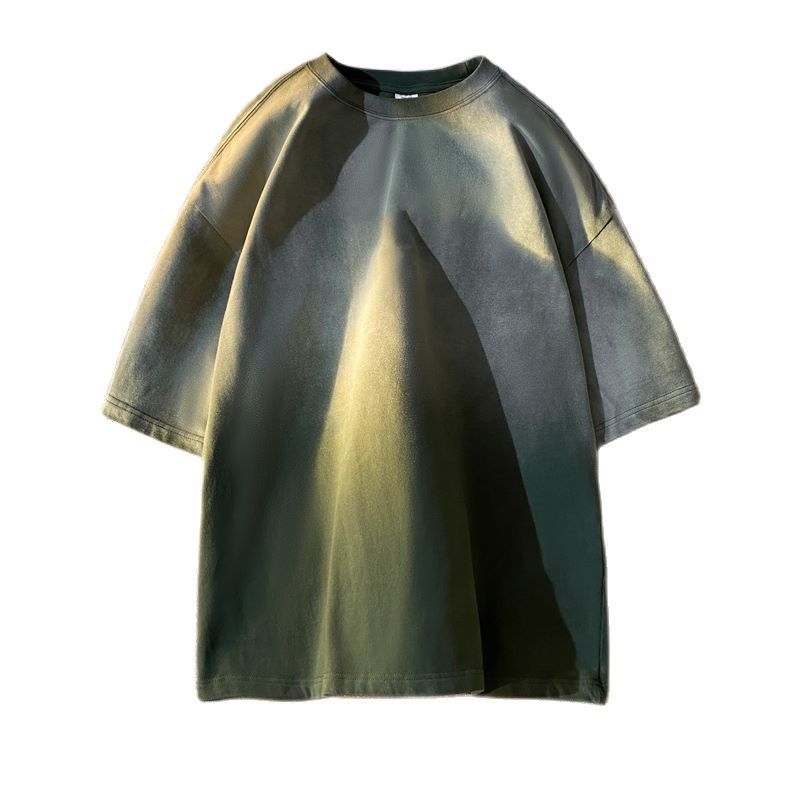 Solid Color Batik Acid Washed T-shirts Women Summer Oversized Tees Streetwear Female Short Sleeve Tshirt Clothes voguable