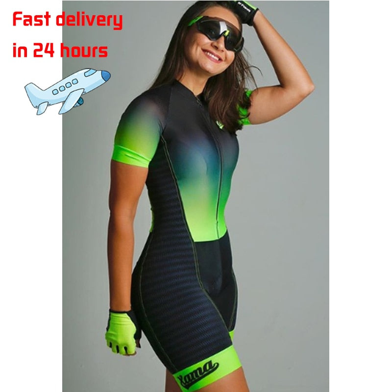 Voguable   2022 Women's Profession Triathlon Suit Clothes Biking Skinsuits Coupa De Ciclismo Rompers Jumpsuit Kits  Maillot Mujer voguable
