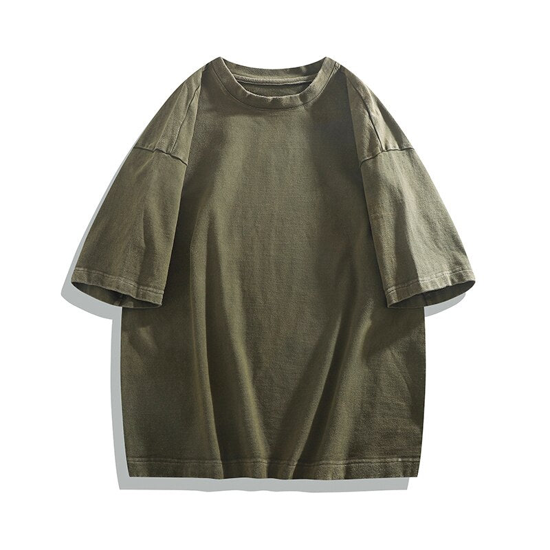 Solid Color Batik Acid Washed T-shirts Women Summer Oversized Tees Streetwear Female Short Sleeve Tshirt Clothes voguable