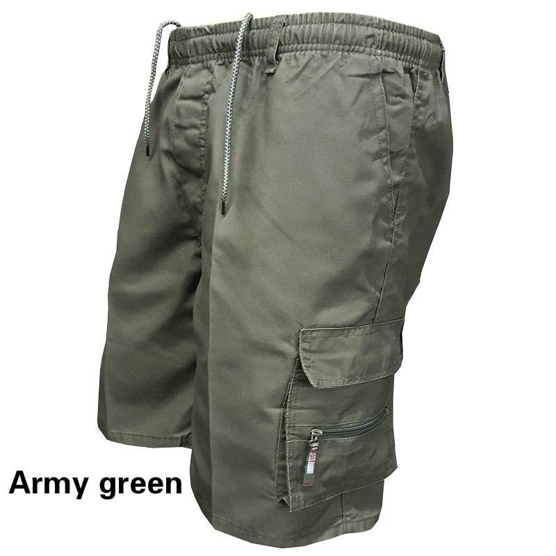 Mens Cargo Shorts New Side Multi-pockets Men Loose Work Shorts Casual Short Pants Male Plus Size Summer Outdoor Shorts voguable