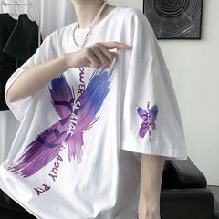 Men Summer Graffiti T Shirts Streetwear Oversize Casual Tshirt For Male  New Short Hip Hop Brand Sleeve Man Tees voguable