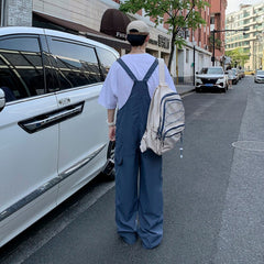 Casual Pants Men American Pockets Overalls All-match Handsome Thin Streetwear Clothing Daily Harajuku Solid Simple Retro Classic voguable