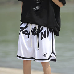 Summer Fashion Casual Bottoms Basketball Shorts Men Light Breathable Plus Size Shorts Casual Elastic Waist Sports Short Pants voguable