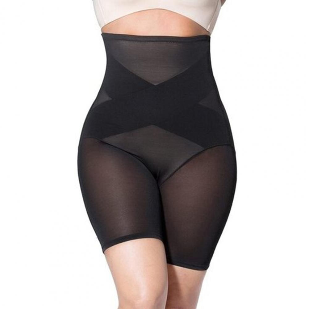 Voguable Cross Compression Abs Shaping Pants Tighten Underwear Women High Waist Panties Slimming Shapewear for Daily Wear voguable