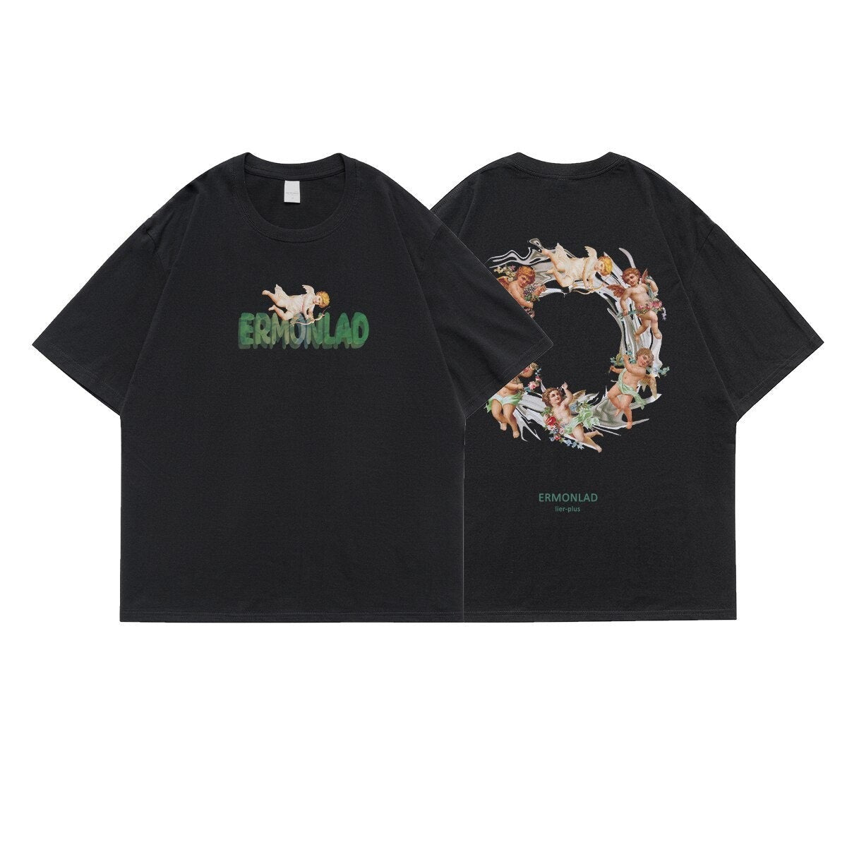 Cute Angel Baby Graphic Women's Tshirt Summer Harajuku Short Sleeve T-shirt Casual Oversize T Shirt Women Clothing voguable