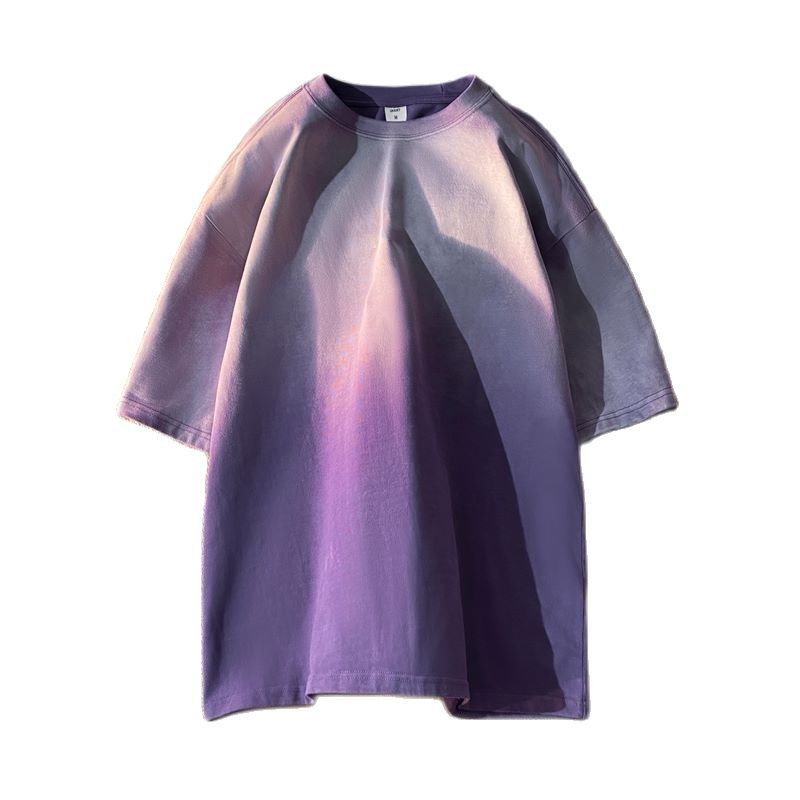 Solid Color Batik Acid Washed T-shirts Women Summer Oversized Tees Streetwear Female Short Sleeve Tshirt Clothes voguable