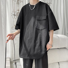 Summer Cotton Short Sleeve T-shirt Men Fashion Casual Oversized T Shirt Men Streetwear Hip Hop Loose Crew Neck Tshirt Men Tops voguable