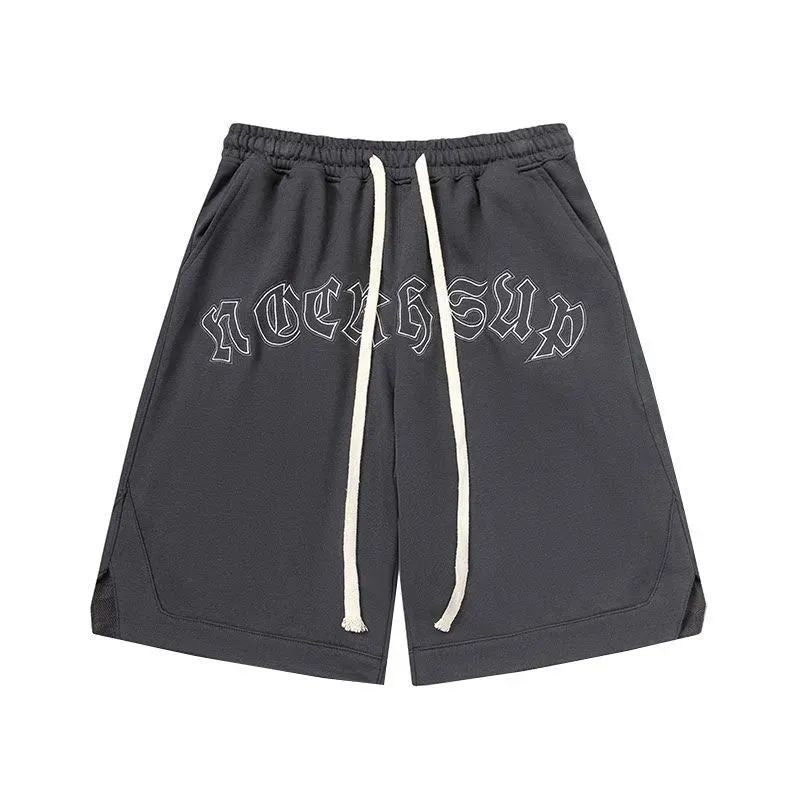 Vintage Basketball Oversize Shorts Men Fashion Y2k Pants Letter Loose Sport Casual Shorts Male Streetwear Techwear Clothes voguable