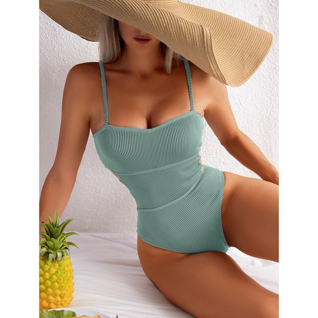 Voguable Swimwear High Waist Bikini Set For Women Sporty Swimsuit Girls 2022 Blue Beach Bath Suit Two Piece Bathers Beachwear voguable