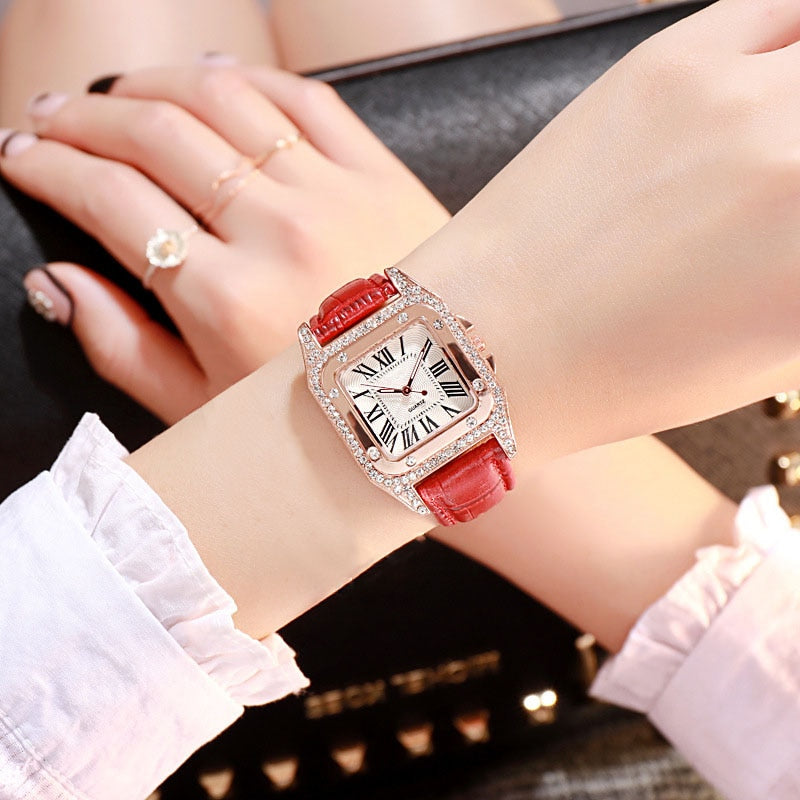 Voguable   2022 Women Watches Bracelet set Starry Sky Ladies Bracelet Watch Casual Leather Quartz Wristwatch Clock Relogio Feminino voguable