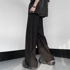 Summer New Japanese Style Baggy Slim Pants Mens Tall Light Thin  Ice Silk Casual Pant Male Harajuku Trend Trousers voguable