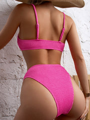 Solid Bikinis Woman Push Up Swimsuit Low Waist Swimwear Conjunto Biquinis Feminino Trajes De Baño Mujer voguable