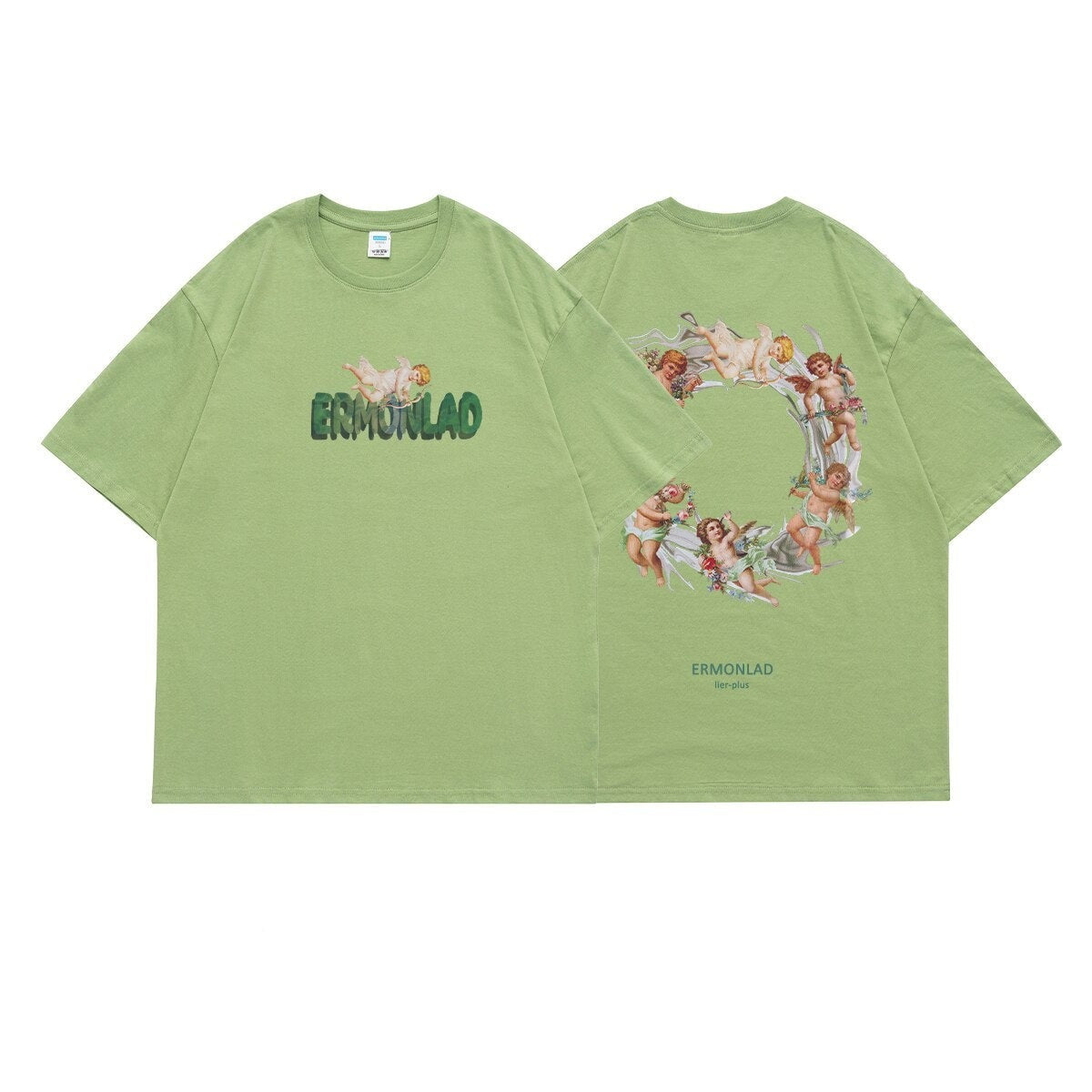 Cute Angel Baby Graphic Women's Tshirt Summer Harajuku Short Sleeve T-shirt Casual Oversize T Shirt Women Clothing voguable