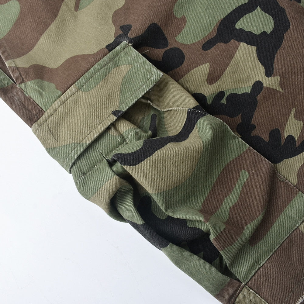 Summer  Casual High Waist Camouflage Pockets Sexy Woman Shorts For Women Short Jeans Pants Street Clothes voguable