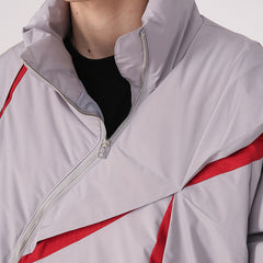 Men's Wear Winter New Korean Fashion Loose Personality Pleated Color Design Cotton Male Jacket Contrast Male Tops 9A6096 voguable