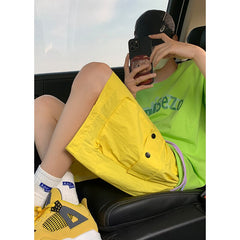 100% Nylon Fabric Workwear Shorts for Men Baggy Outdoor Quick Drying Short Pants Oversized American Safari Short Man voguable